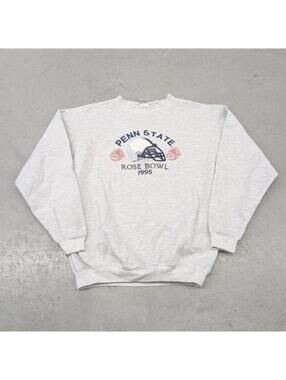 Vintage 1995 Penn State Rose Bowl NCAA Heavy Weight Sweater